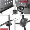 5 Core Music Stand 2-IN-1 Professional Portable Sheet Music Stand with Detachable Microphone Stand