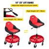 VEVOR Rolling Garage Stool, 300LBS Capacity, 18"-23" Adjustable Height Range, Mechanic Seat with Swivel Casters and Tool Tray, for Workshop