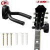 5 Core Guitar Hanger Holder - Electric Acoustic & Bass Guitars for Home Studio Musical Instruments - Wall Mount with Accessories - GH IRON 1PC